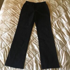 FDJ French Dressing Jeans Higher Rise Suzanne Straight Leg Black Jeans